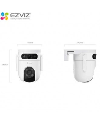 EZVIZ H9c 3K Dual-Lens Outdoor Pan & Tilt Wi-Fi Camera Color Night Vision