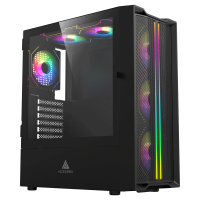 Acegeek Aurora E450 Black ( Support ATX MB / 1xUSB...