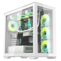 darkFlash DLX4000 White Glass ( Support ATX MB / U...