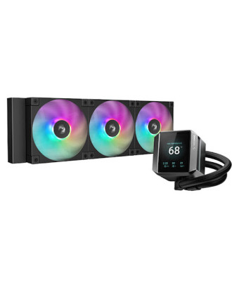 DeepCool MYSTIQUE 360 ARGB  ( Premium Liquid Cooling /  2.8" TFT LCD scree / Support Intel and AMD CPU)