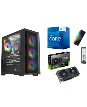 Desktop Gaming / Design ( i7 14700F / Ram 32GB DDR4 / M.2 PCIe 1TB / Colorful RTX 4060TI  16GB ) 