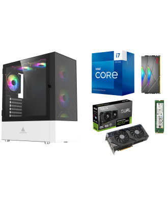 Desktop Gaming / Design ( i7 14700F / Ram 32GB / M.2 PCIe 1TB  / Asus Dual RTX4070 Super 12GB  ) 