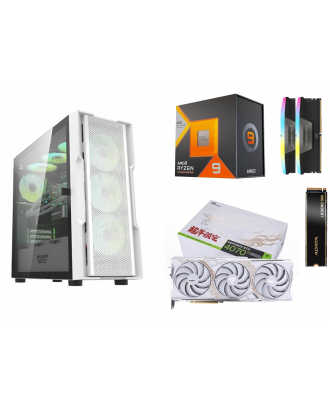 High End Desktop Gaming / Design ( Ryzen 9 7950X 3D / Ram 32GB DDR5  / M.2 PCIe 4.0 1TB / Colorful RTX4070Ti Super Loong Edition 16GB ) 