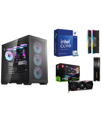 Desktop Gaming / Design ( i9 14900K / Ram 32GB / M.2 PCIe​ 1TB / MSI RTX 4080 SUPER 16G GAMING X TRIO ) 