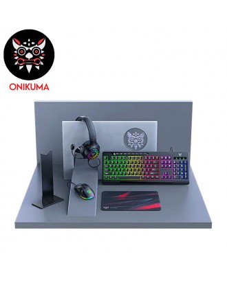 KEYBOARD ONIKUMA TZ5006 Combo Set (Keyboard, Mouse, Headset, Headset Stand, Mouse Pad)