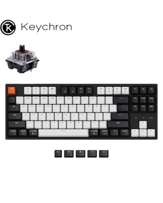 KEYCHRON C1 RGB BROWN SWITCH WIRED MACHANICAL KEYBOARD