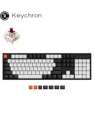 KEYCHRON C2 RGB BROWN SWITCH WIRED MACHANICAL KEYBOARD