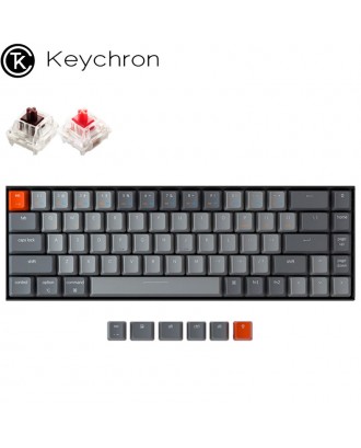 KEYCHRON K6 ALUM RGB WIRELESS MACHANICAL KEYBOARD