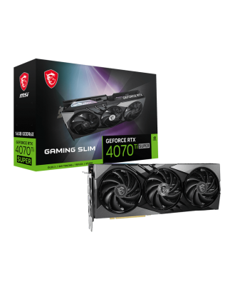 MSI GeForce RTX 4070 Ti Super GAMING X Slim 16G ( 16GB GDDR6X   / Three Fans ) 