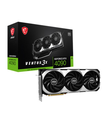 MSI GeForce RTX 4090 VENTUS 3X 24G OC ( 24GB GDDR6X   / Three  Fans ) 