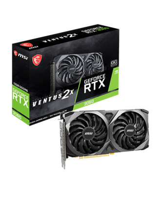 MSI RTX 3060 VENTUS 2X 12G OC (12GB GDDR6  / 192bits / Dual Fans )