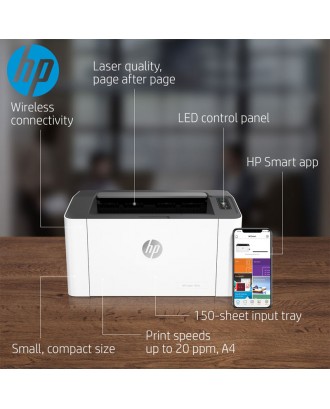 HP Laserjet M107W A4 Mono Laser Printer (Only Print/ Wifi )