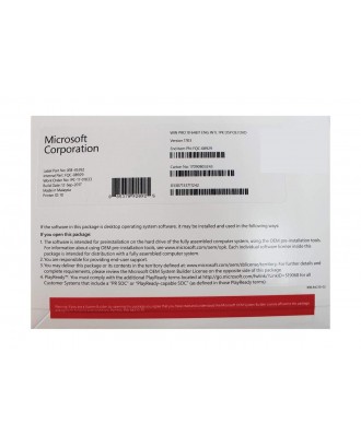 Microsoft Windows 10 Pro 64bit OEM DVD