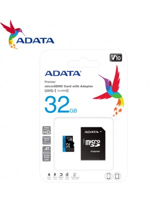 ADATA MICRO SD 32GB CLASS 10 MEMORY CARD