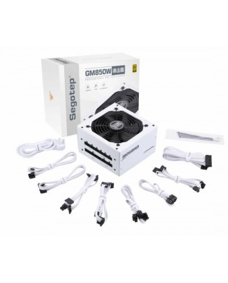 Segotep GM850W White  ( Max Power 850W/ 80 Plus Gold/ Full Modular )