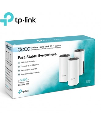 TP-Link Deco M4 AC1200 Whole Home Mesh Wi-Fi System (3-Pack)