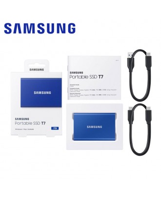 SAMSUNG T7 EXTERNAL SSD 1TB NONE TOUCH USB 3.2 (Gen2, 10Gbps)