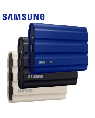 SAMSUNG T7 SHIELD EXTERNAL SSD 1TB (TYPE C+A USB 3.2 GEN.2 10Gbps)