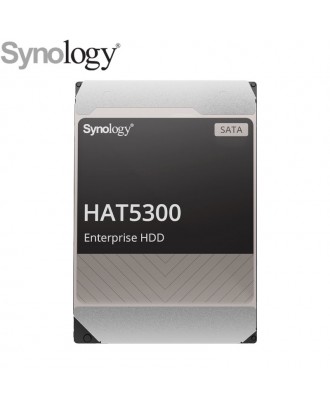 Synology 12TB/3.5"/7200RPM/256 MiB/6Gb/s, Enterprise-Grade SATA HDD Designed For Synology NAS  (HAT5300-12T)