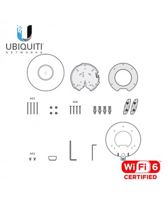 Ubiquiti Networks WiFi 6 Pro Dual-Band Access Point (U6-PRO-US)